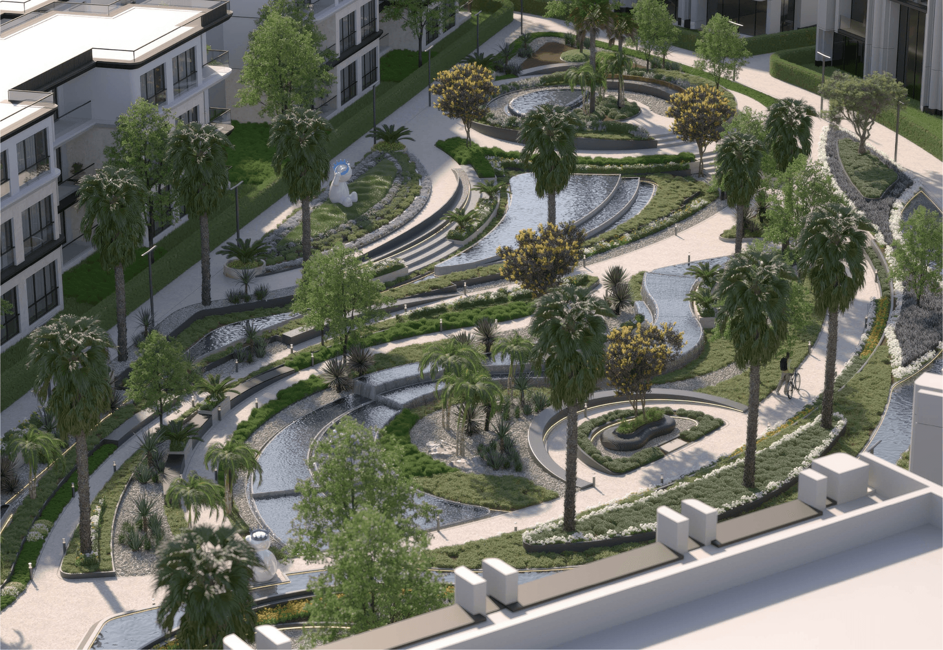 Tamaraya landscaped spaces and residential concept