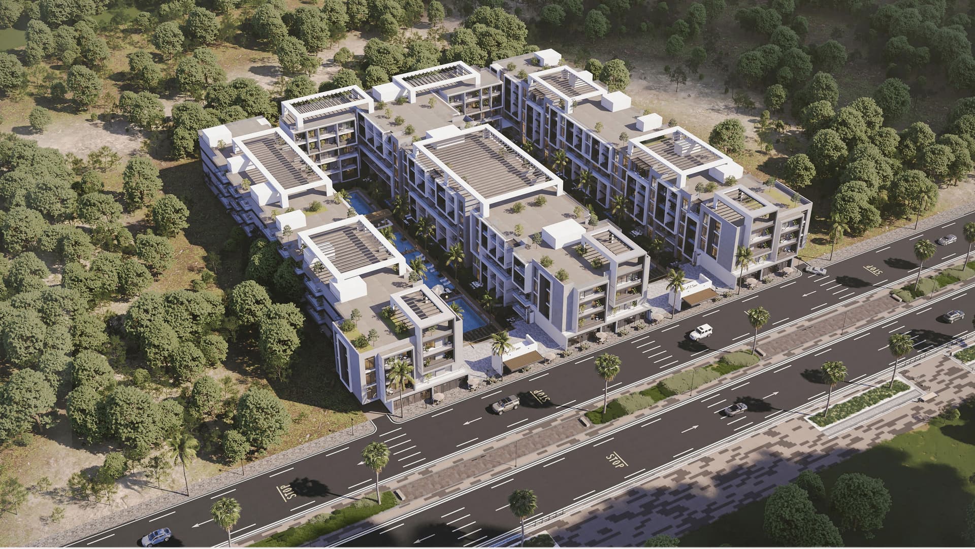 Clan Residence facilities and sea-view lifestyle in Hurghada