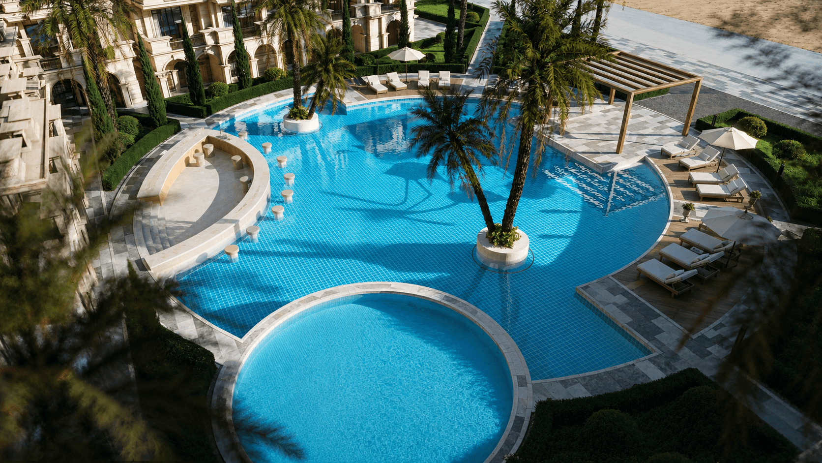 Aurora Palace landscaped residential setting in Hurghada