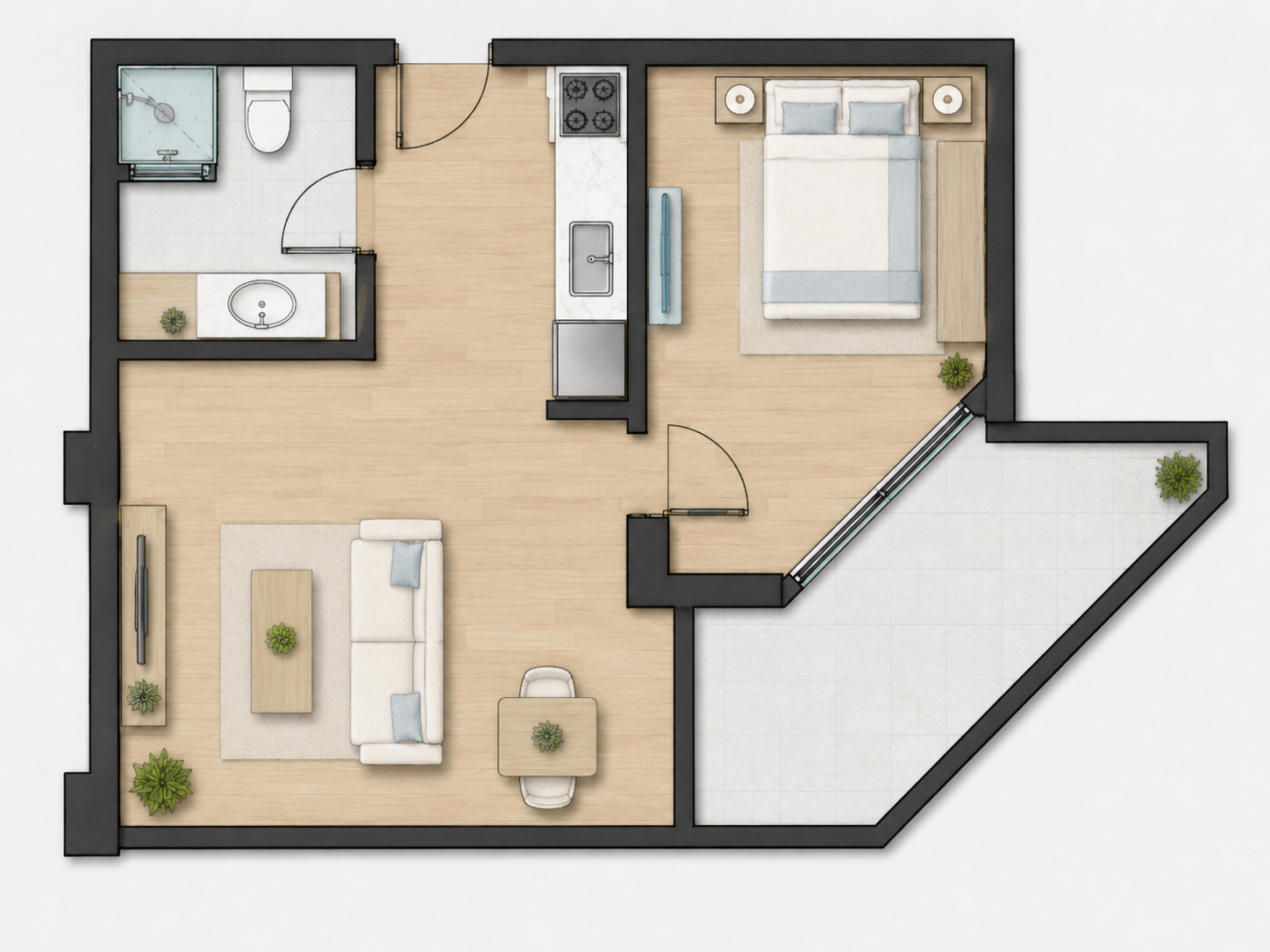 Storia Del Mare 1-Bedroom Apartment