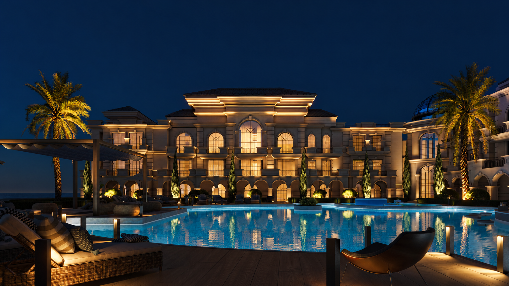 Aurora Palace Magawish location project view