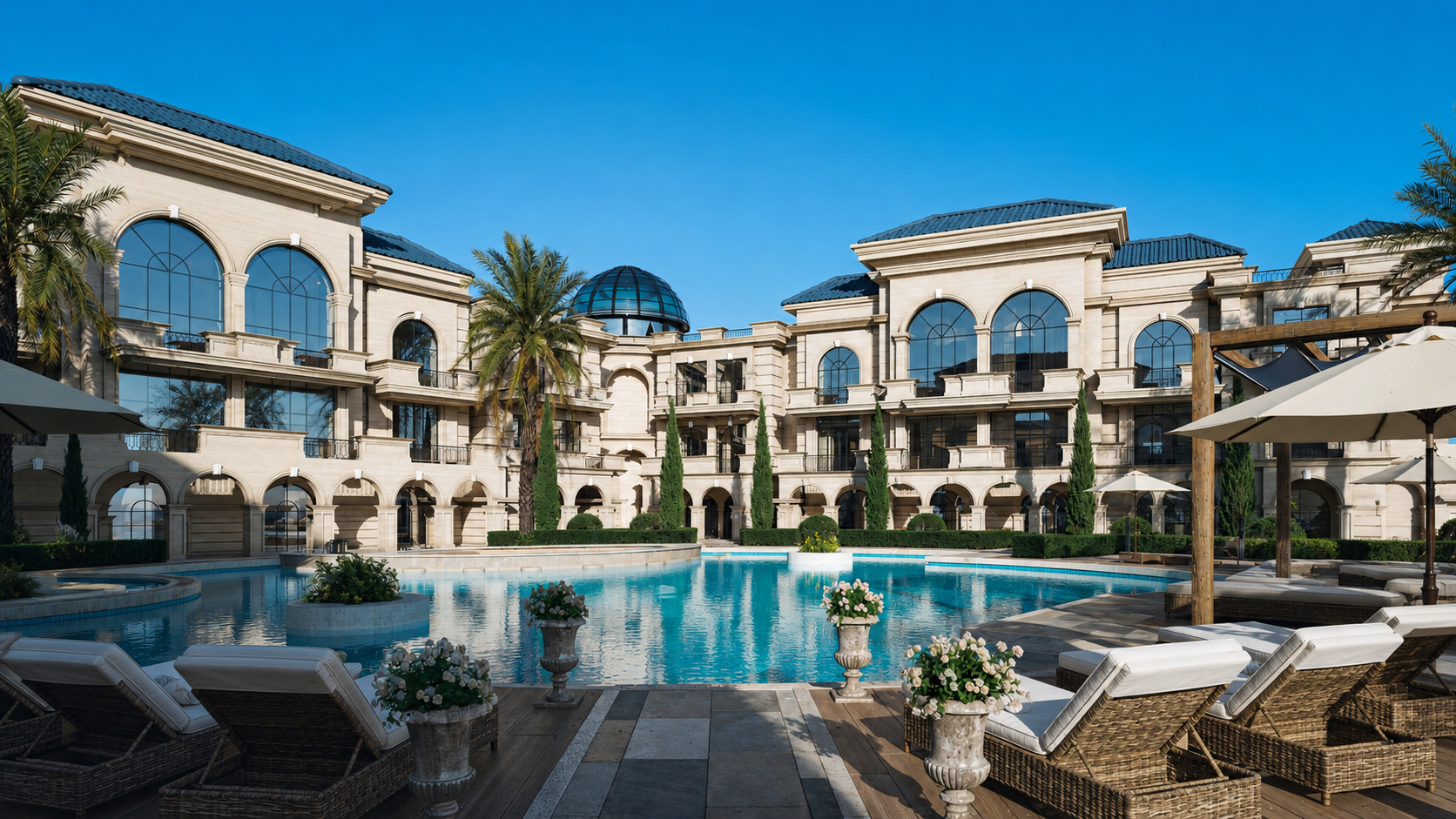 Aurora Palace shared leisure environment